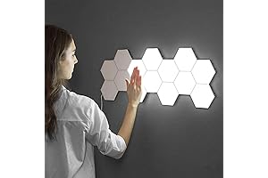 MODOAO Hexagonal Touch Control Bedroom LED Wall Lights