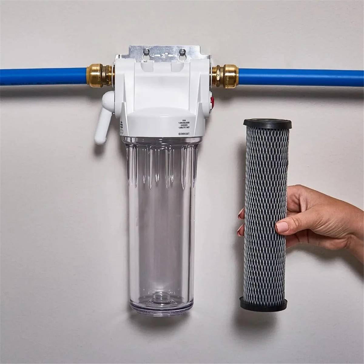 SHIPLORD® 10-Inch Whole House Carbon Water Filter System - 4 Pack Sediment & Taste/Odor Reduction for Clean Fresh Water-image-24