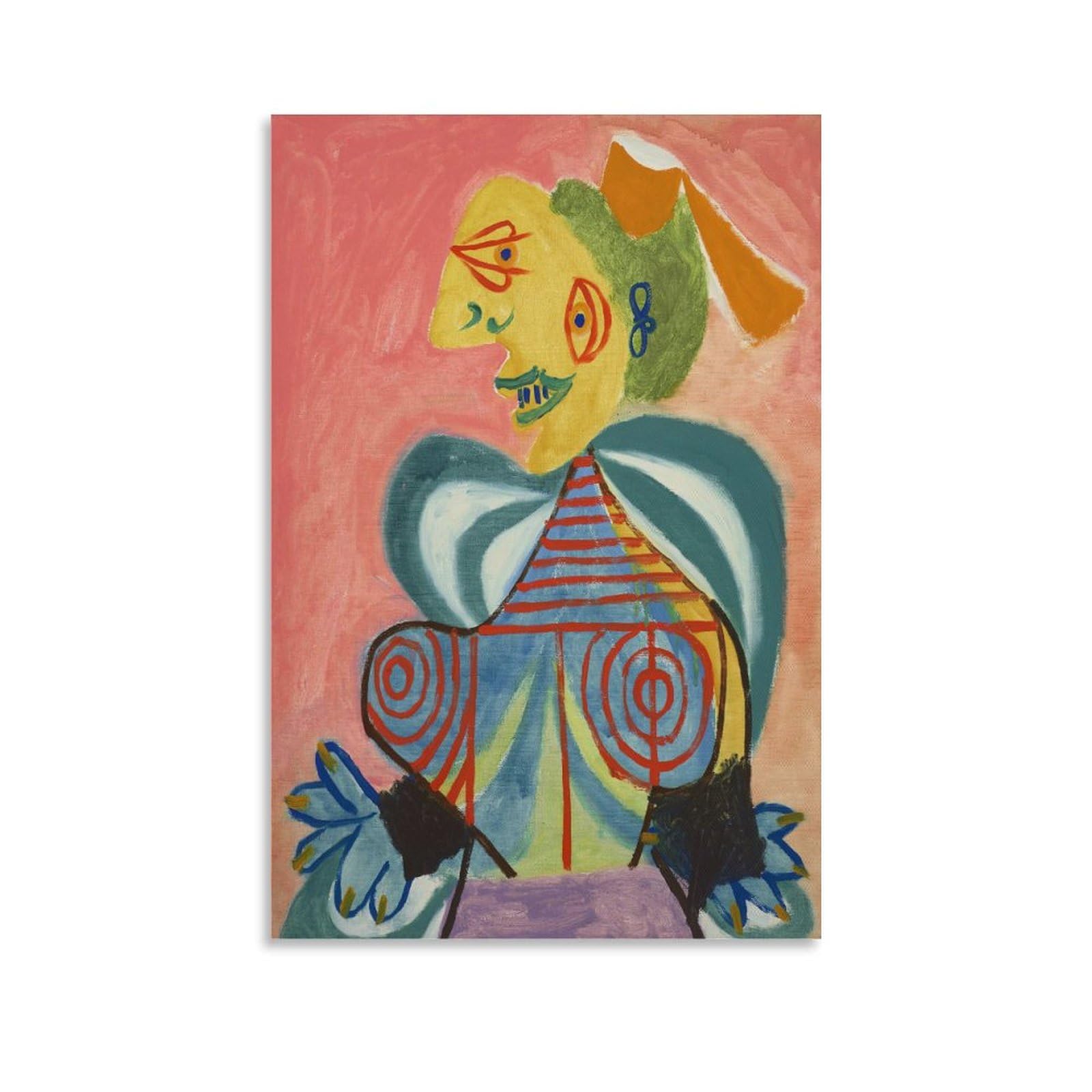 Amazon.co.jp: パブロ・ピカソ アルルの町の少女 イラスト 版画  