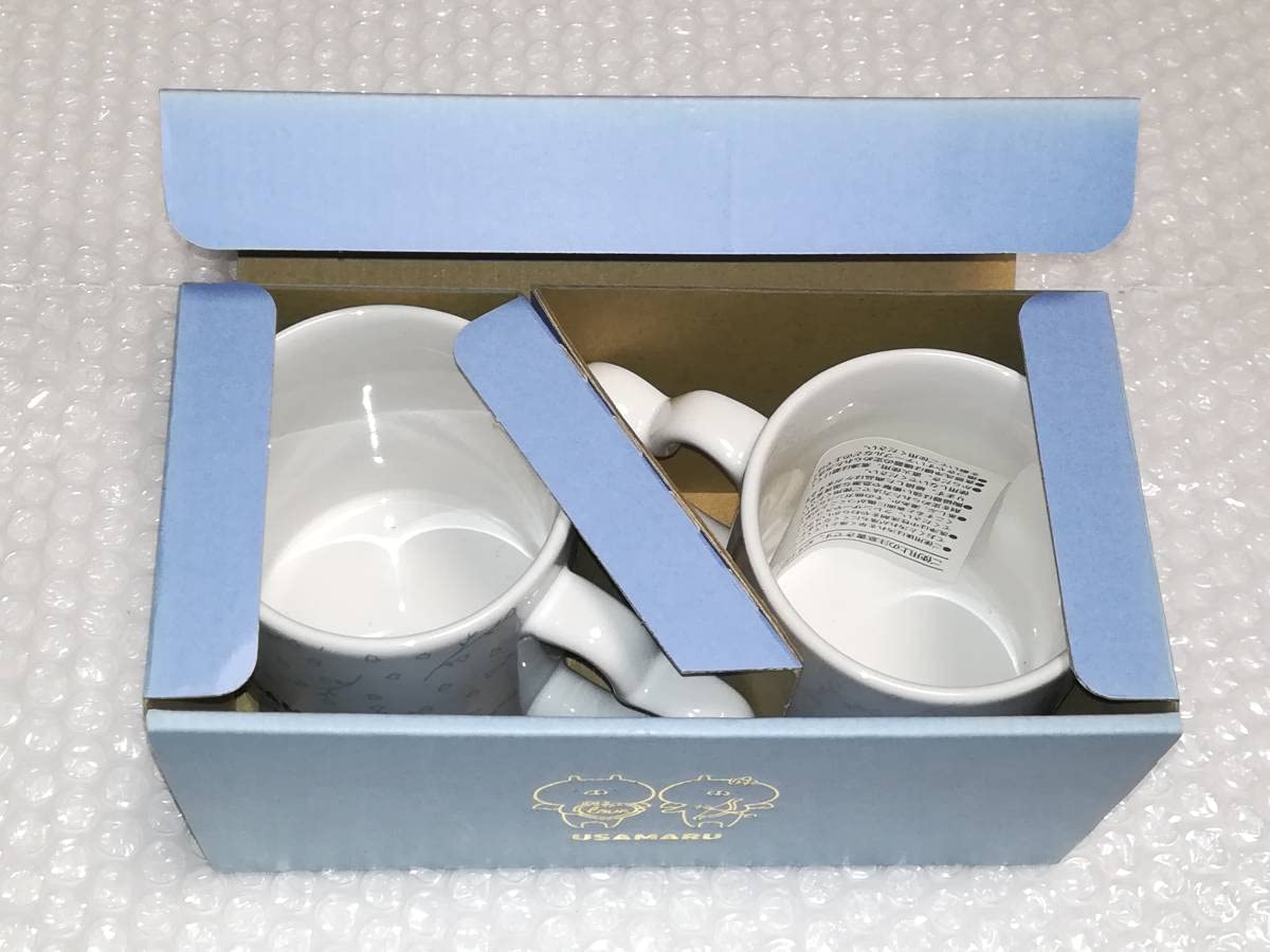 Amazon | うさまる 5周年記念 うさまらー感謝祭 ペアマグカップ うさ  