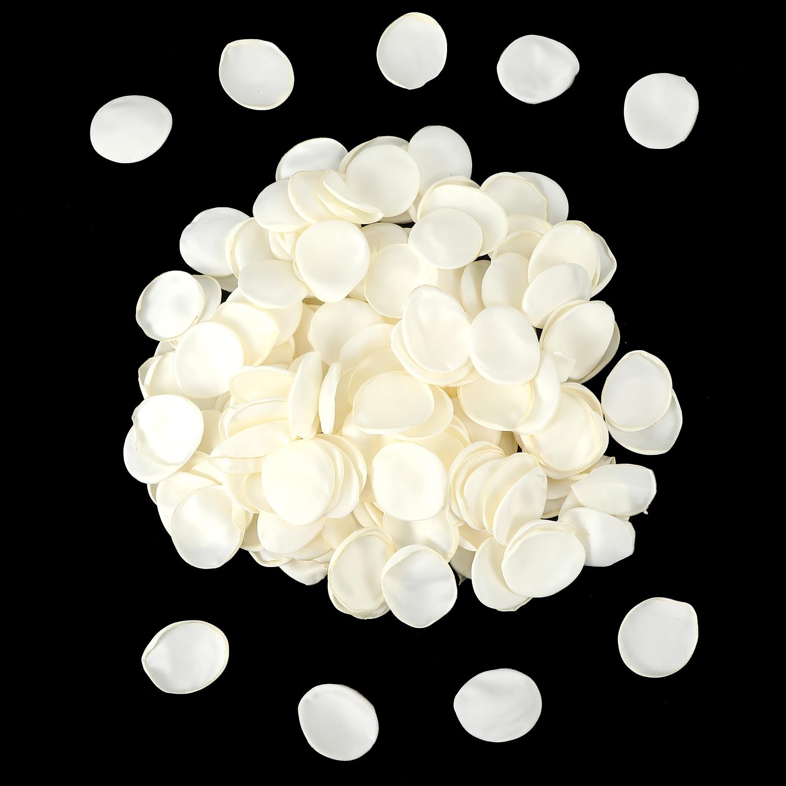 Elegaperma 400 Pcs White Rose Petals,Ivory White Petals