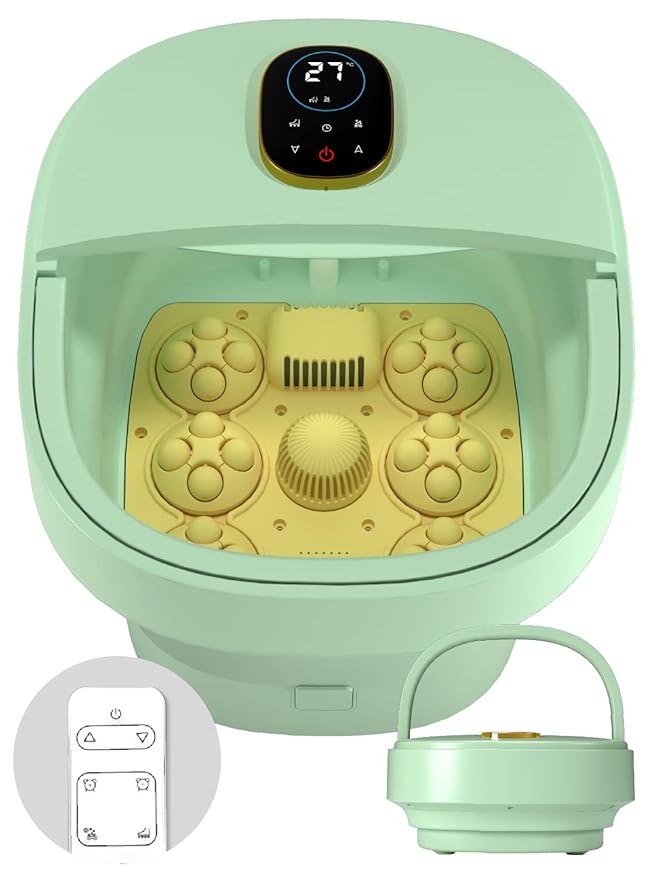 Caresmith Revive Foldable Foot Spa Massager 6 Automatic Rollers with