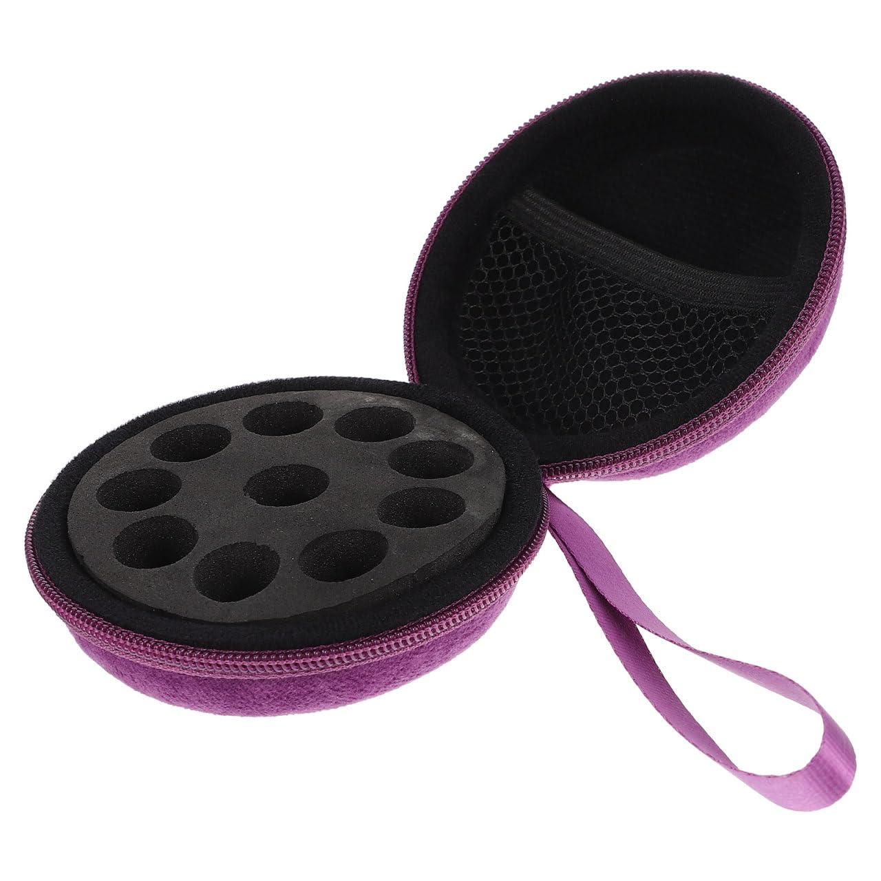 minkissy Organizzatore Di Olio Essenziale Portatile Custodia Con 10 Scomparti 3.94X3.94X1.77 Pollici Borsa Da Viaggio Per Bottiglie Protezione E Casa