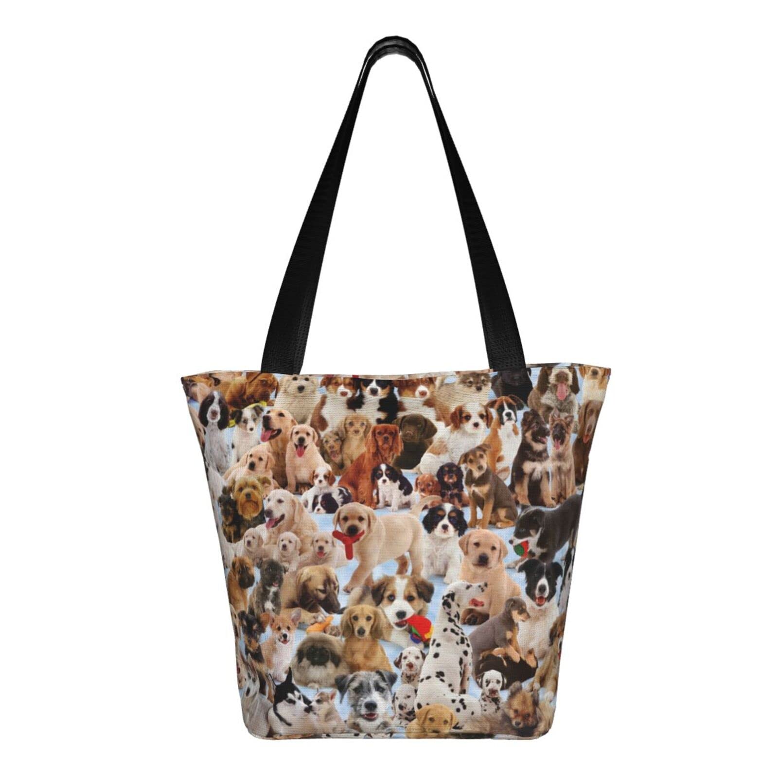 わんこバッグ 楽天市場】犬 横型 トートバッグ ファスナー付き A4 横長 横