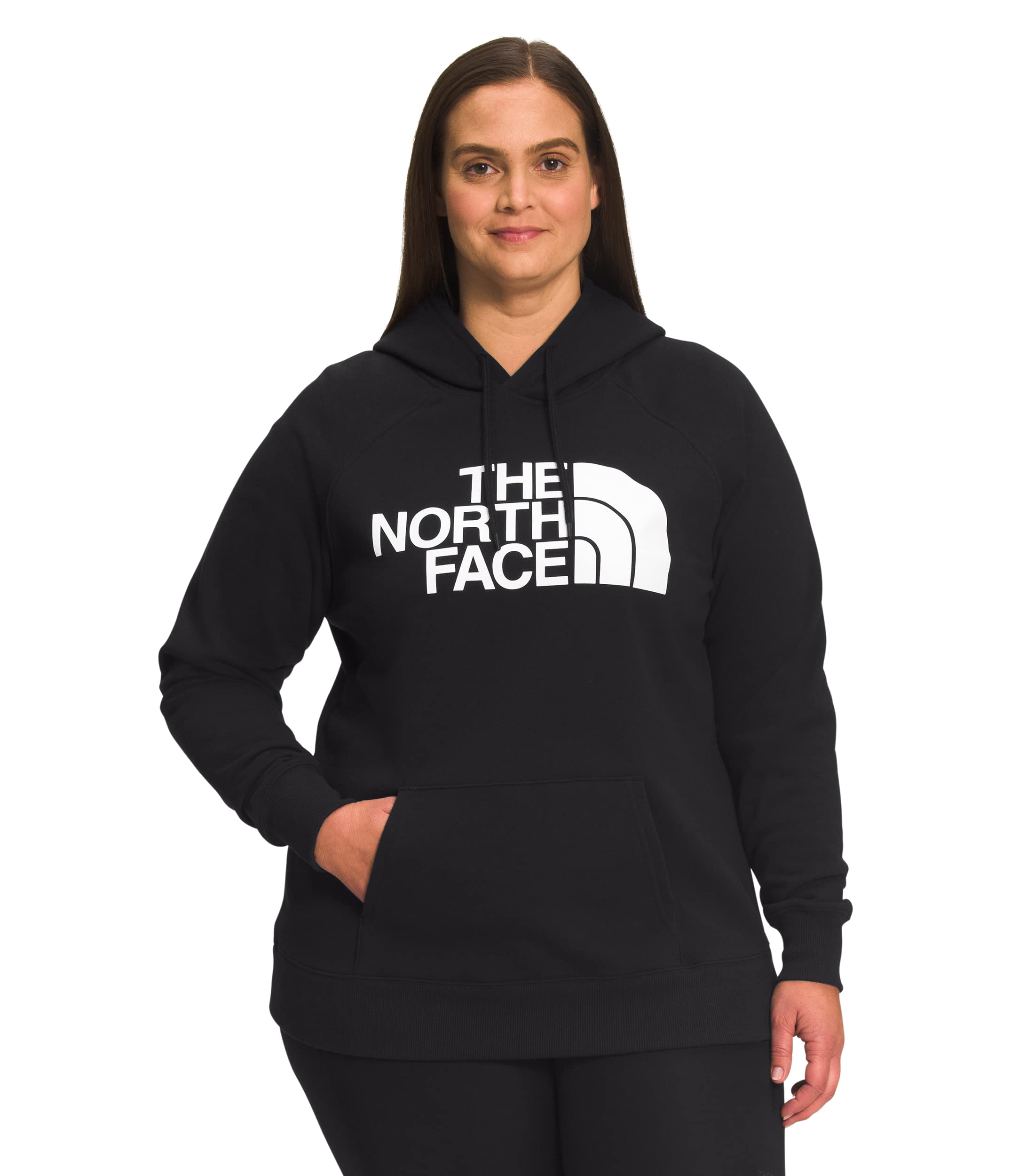 Plus Size Half Dome Pullover Hoodie