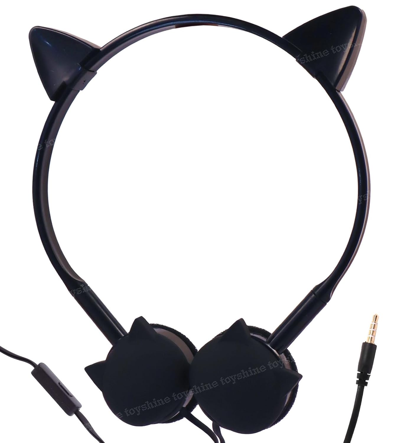 Toyshine Cat Design Headphone, Stereo with Mic Earphone, Stylish Headphones for Girls/Boys 3.5mm Jack On Ear Wired- Black Toyshine Cat Design Headphone, Stereo with Mic Earphone, Stylish Headphones for Girls/Boys 3.5mm Jack On Ear Wired- Black