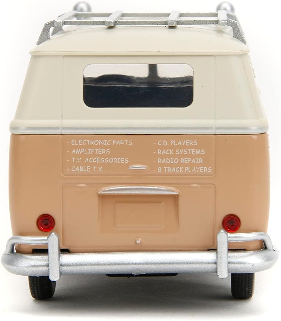 Jada Transformers Rise of The Beast 1:32 Volkswagen Bus Wheeljack w/Robot On Chassis Die-Cast Car, Toys for Kids and Adults