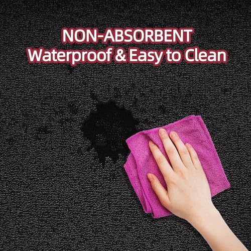 High Density Home Gym Treadmill Exercise Bike Equipment Mat, 1/4" Thick, Multiple Sizes