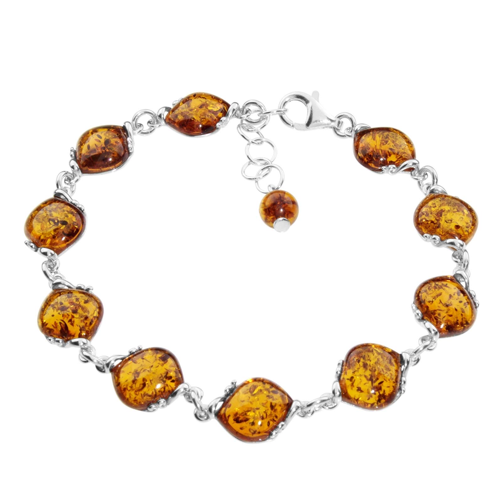 Armband - Sally - Silber 925/000 mit Bernstein