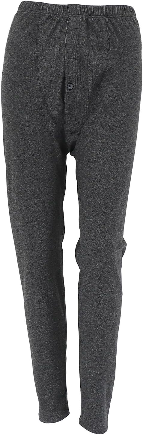 -Heating Thermal Pant Traceless Long Leggings Warm Underwear for Autumn and Winter Black XXXL