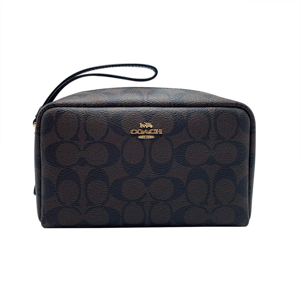 COACH BOXY COSMETIC CASE IN SIGNATURE CANVAS F77997: Buy Online at