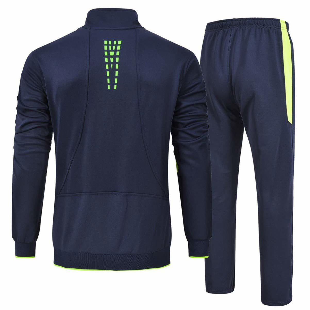 Rdruko Tuta da uomo atletica con zip intera casual sport jogging palestra tuta