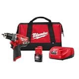 2504-21 M12 FUEL CP Brushless Lithium-Ion 1/2 in. Cordless Hammer Drill Driver Kit (2 Ah)