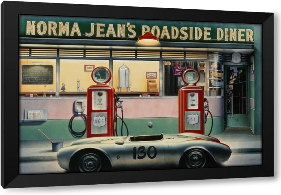 ArtDirect - Consani, Chris 18x13 Black Modern Framed Art Print Titled: Destiny Highway Pg