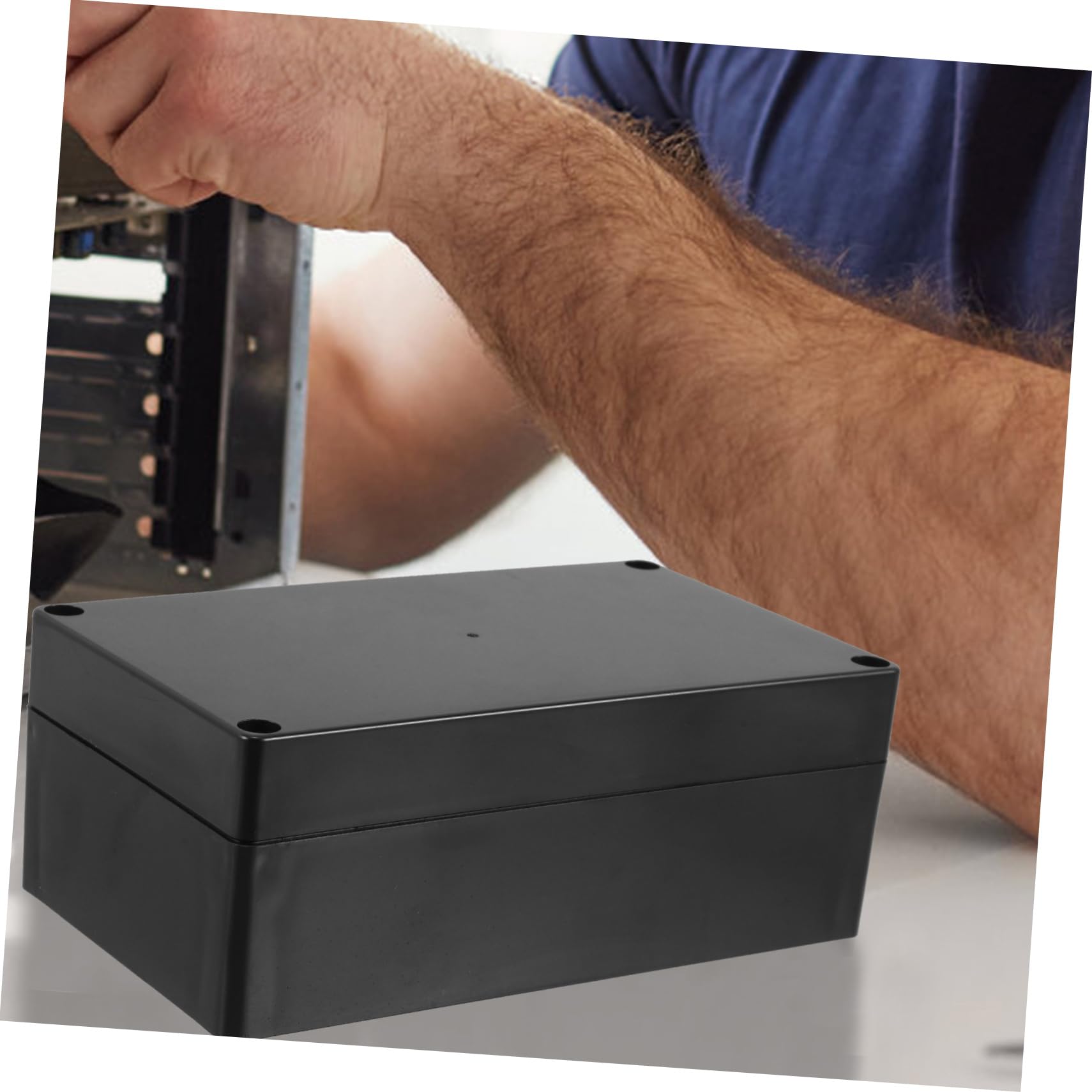 Ciieeo Scatola Elettrica per Esterni in ABS Antipolvere, Scatola di Giunzione per Monitoraggio di Sicurezza e Cavi Switch