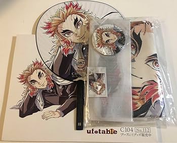 鬼滅の刃 C104 寝そべりイラストグッズセット 煉獄杏寿郎 未開封品 鬼滅の刃 C104 寝そべりイラストグッズセット「煉獄杏寿郎