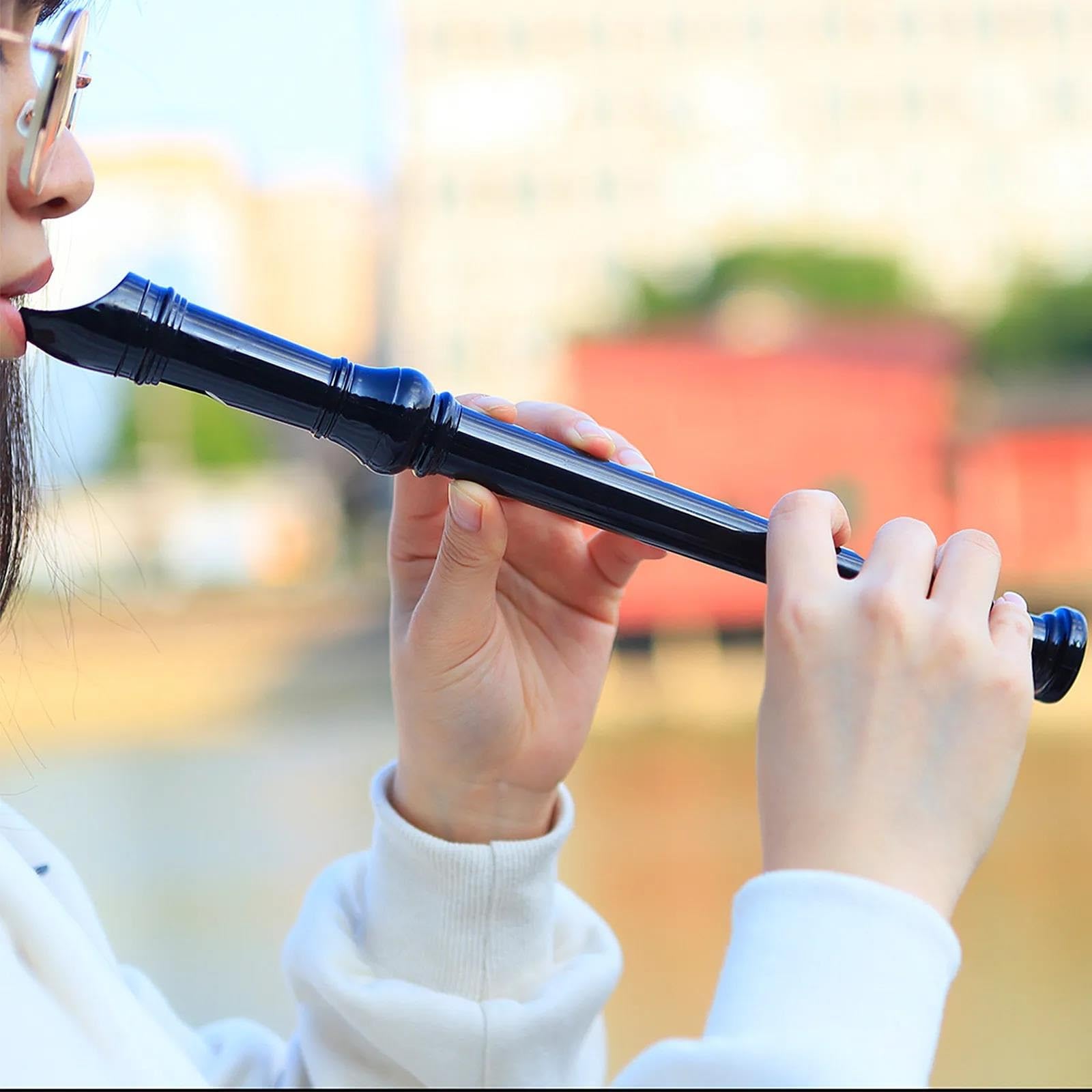 Flet Prosty Instrumenty Muzyczne 1 Zestaw 8-otworowego Fletu Sopranowego Lekki I Kompaktowy