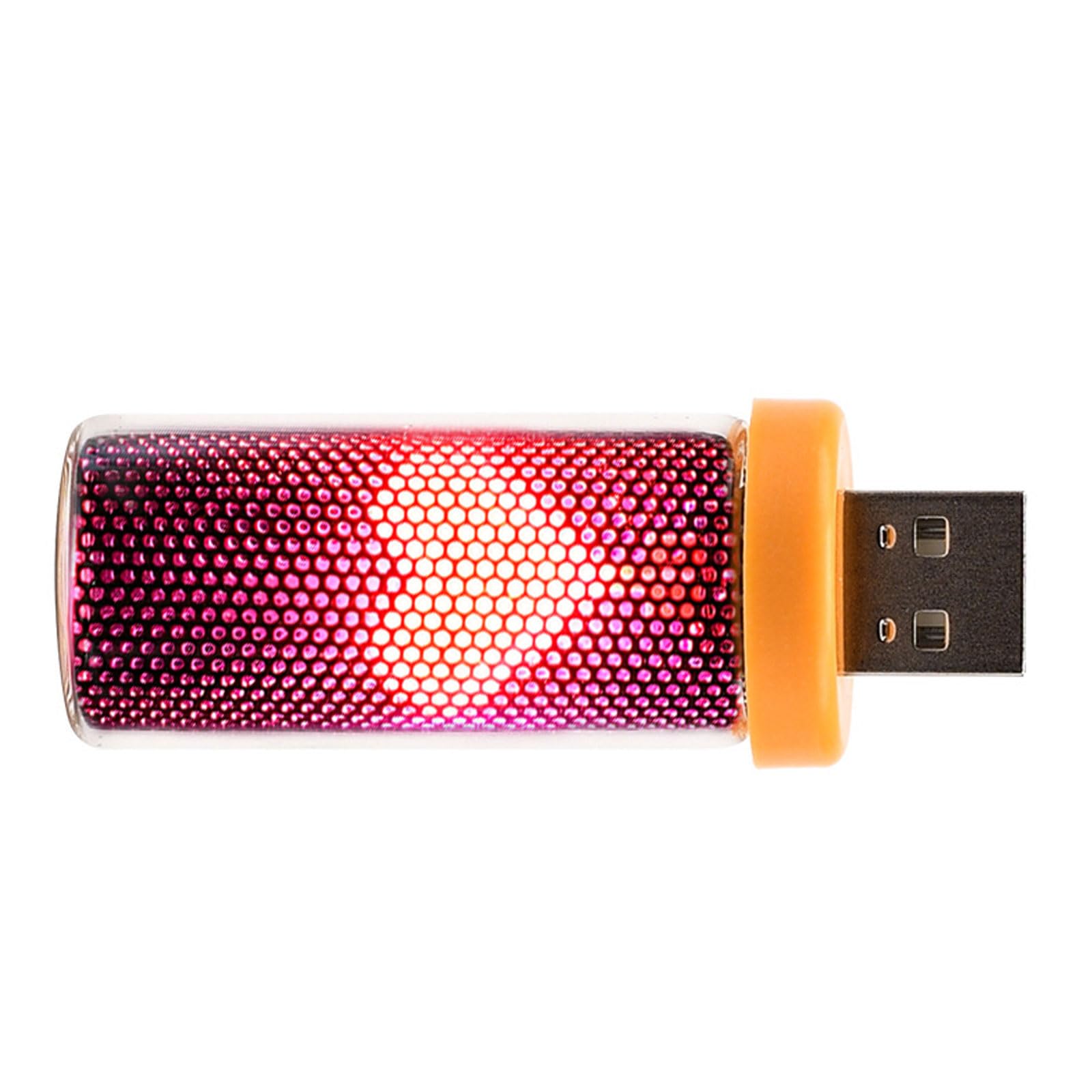 Drtlpmb Mesh Model Plug-In Usb Decorative Light With Heart-Shaped Glow, Compact Mood Lamp For Desk Setups, Cars Or Travel Display Usb Mood Light Night Lamp Glow Heart Shaped Desk Decorative Car Interior Bedside