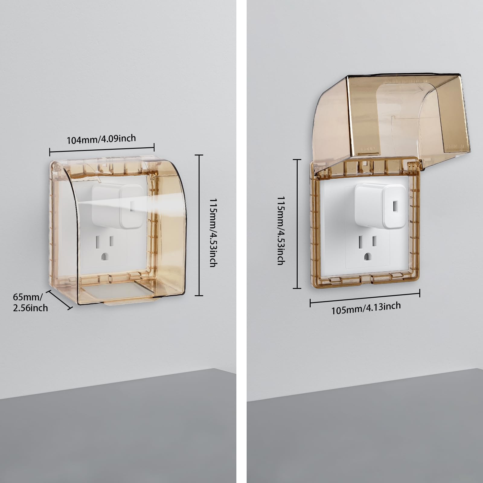 Waterproof Switch Cover, 7.5 Height, Bathroom Socket Protector, Safety Socket Protector, Toggle Switch - Image 2