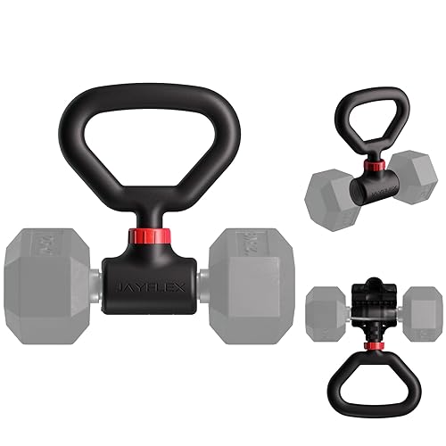 Jayflex Hyperbell Dumbbell Converter - Convert Dumbbells to Barbell Set