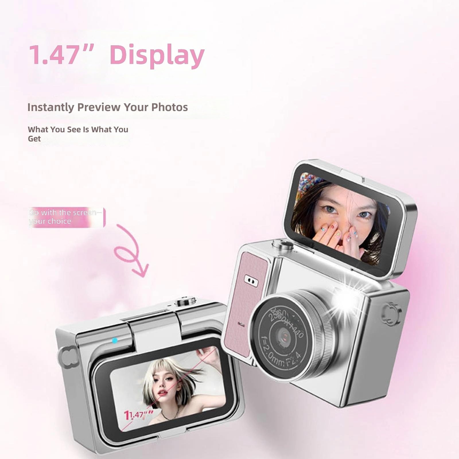 Générique Conception d ' Appareil Photo argentique avec Enregistrement vidéo et Mise Point Automatique 1080P pour Les débutants en Photographie et Les étudiants, Appareil Photo Traditionnel