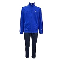 Champion Legacy-Full Zip Sweatsuit with Logo Tuta, Blu (BS008)