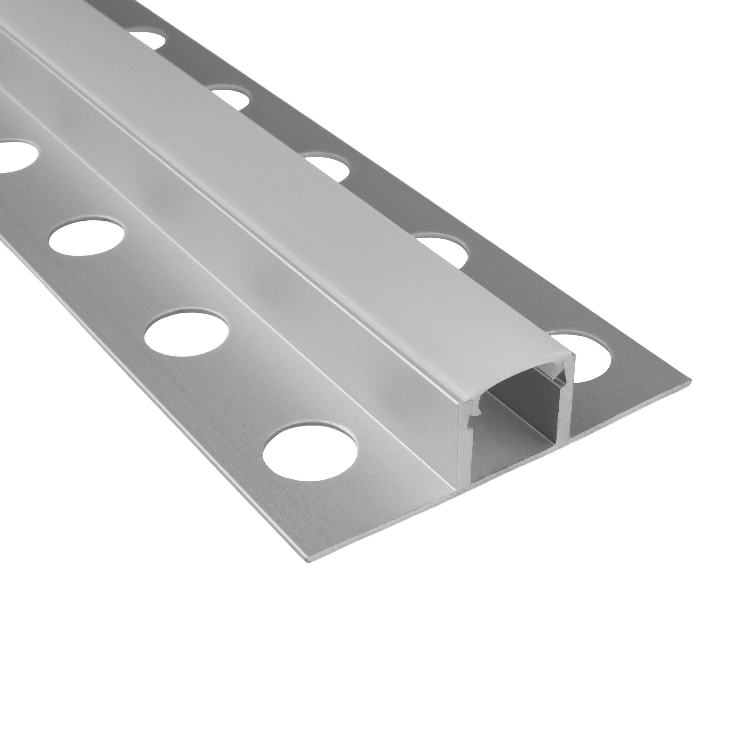 tktrading24 LED-Stripe-Profil T77 | LED Alu Premium Fliesenprofil Bordüre 10mm silber