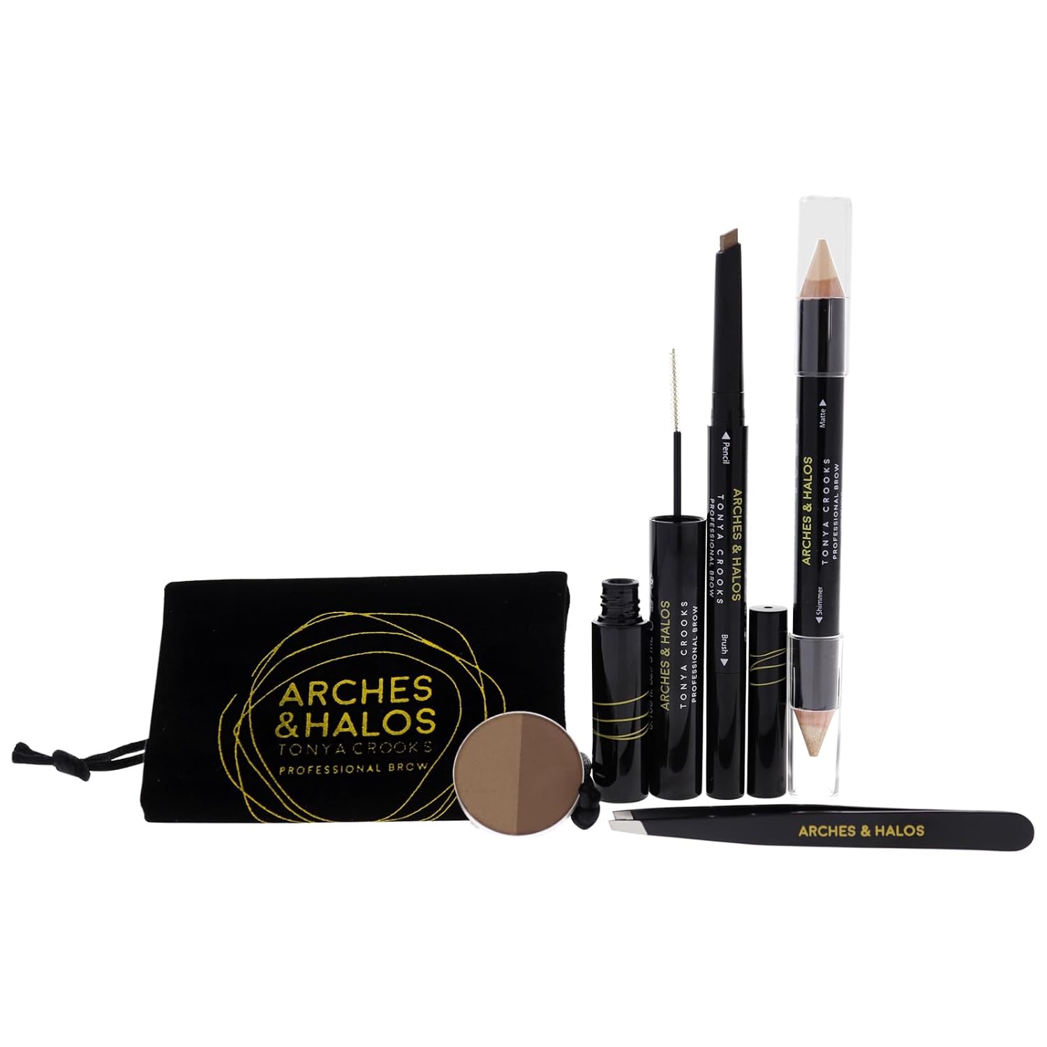 Arches & Halos Jetsetter Kit – Travel Size Kit for Flawless Brow Shaping and Grooming On the Go – Includes Five Essential Eyebrow Care Tools – Professional Grade Formulas and Design – Light – 1 pc Arches & Halos Jetsetter Kit – Travel Size Kit for Flawless Brow Shaping and Grooming On the Go – Includes Five Essential Eyebrow Care Tools – Professional Grade Formulas and Design – Light – 1 pc