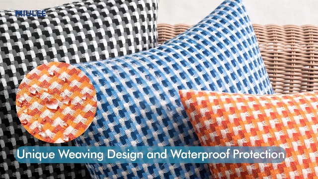 Amazon.com: MIULEE Outdoor Texture Throw Pillow Covers Waterproof