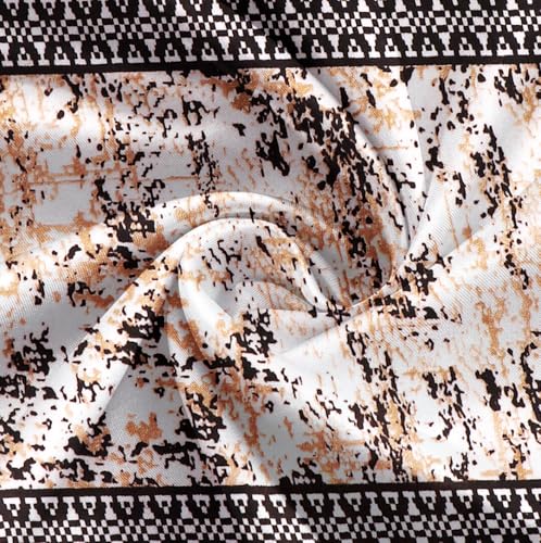 Image of Premium Elastic Fitted Warm bedsheets for Winter for Double Bed, Elastic Fitted Winter bedsheets for King Size Bed with 2 Pillow Covers, Size - 72 x 78 Inches (Cream)