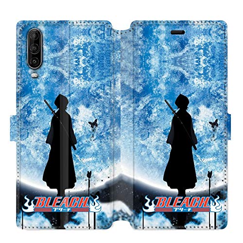 Leather Wallet Case for Wiko View 4 / View 4 Lite Manga Bleach Moon Design