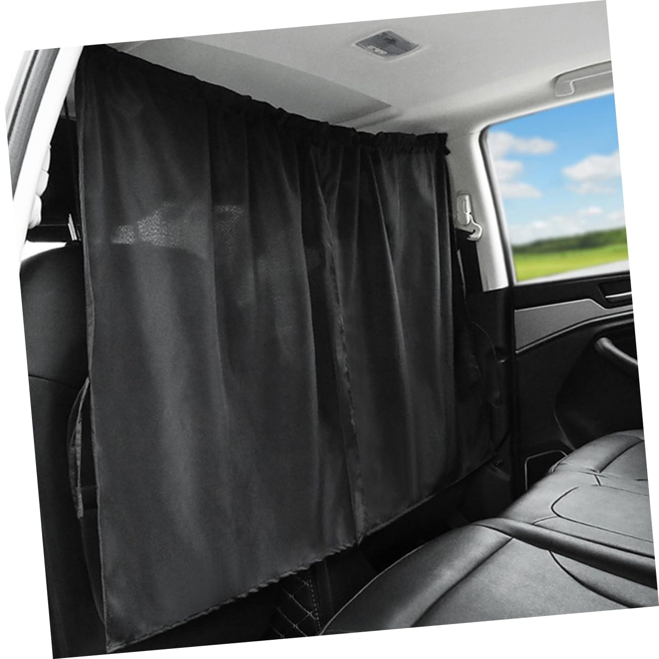 Cabilock 3 Series Parasol De Coche Cortinas Opacas para Autos Tinte Lado Cortinas Camion Car Window Curtain Cortinas De La Ventana del Coche Cortinas De Coche Black 2 Piezas X 3