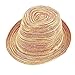 Vctitil Sun New Beach Fashion Colorful Women Wide Brim Straw Panama Summer Sun Hat