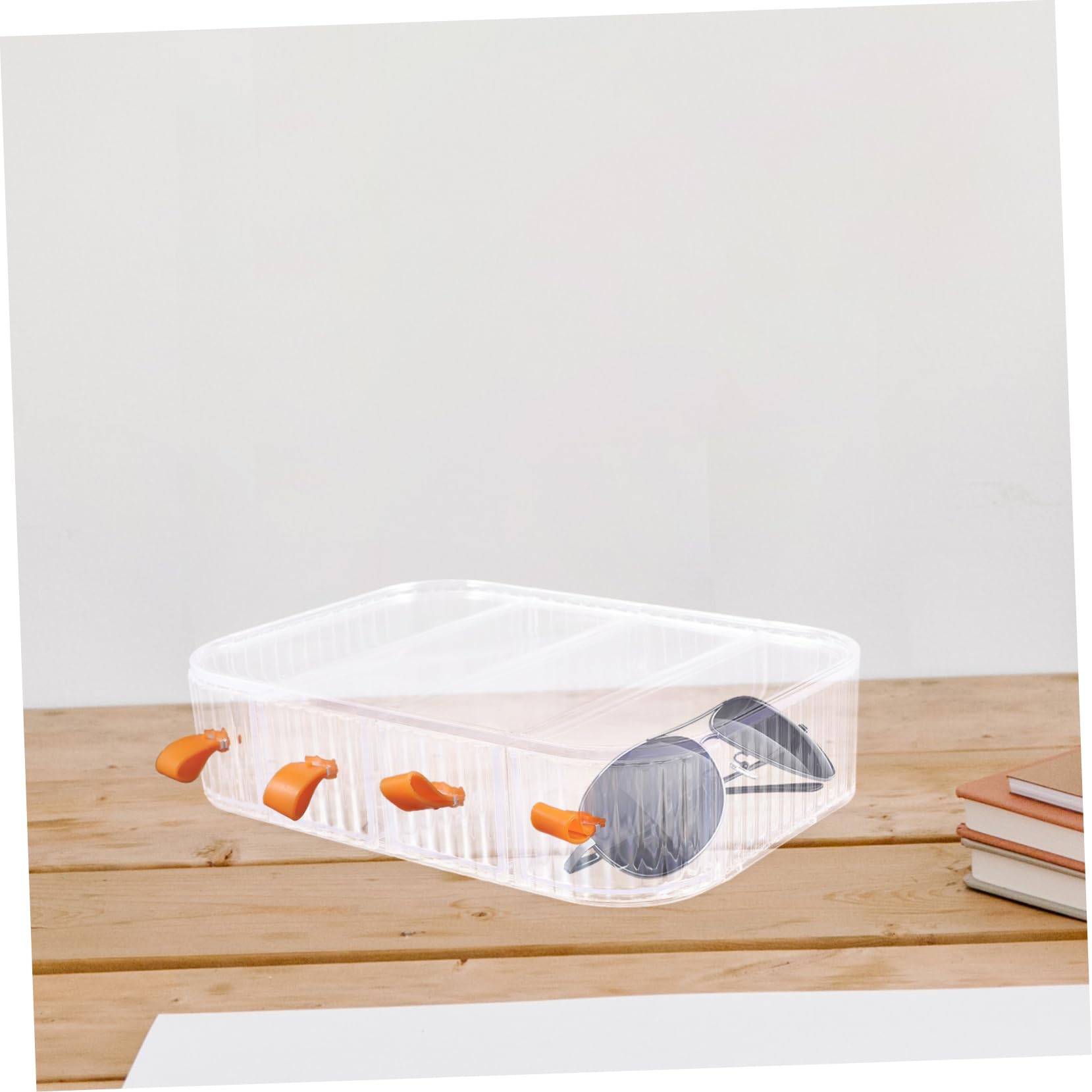 Organisateur de Lunettes de Soleil Acrylique Boîte de Rangement Transparent pour Affichage et Protection des Lunettes pour Maison et Magasin