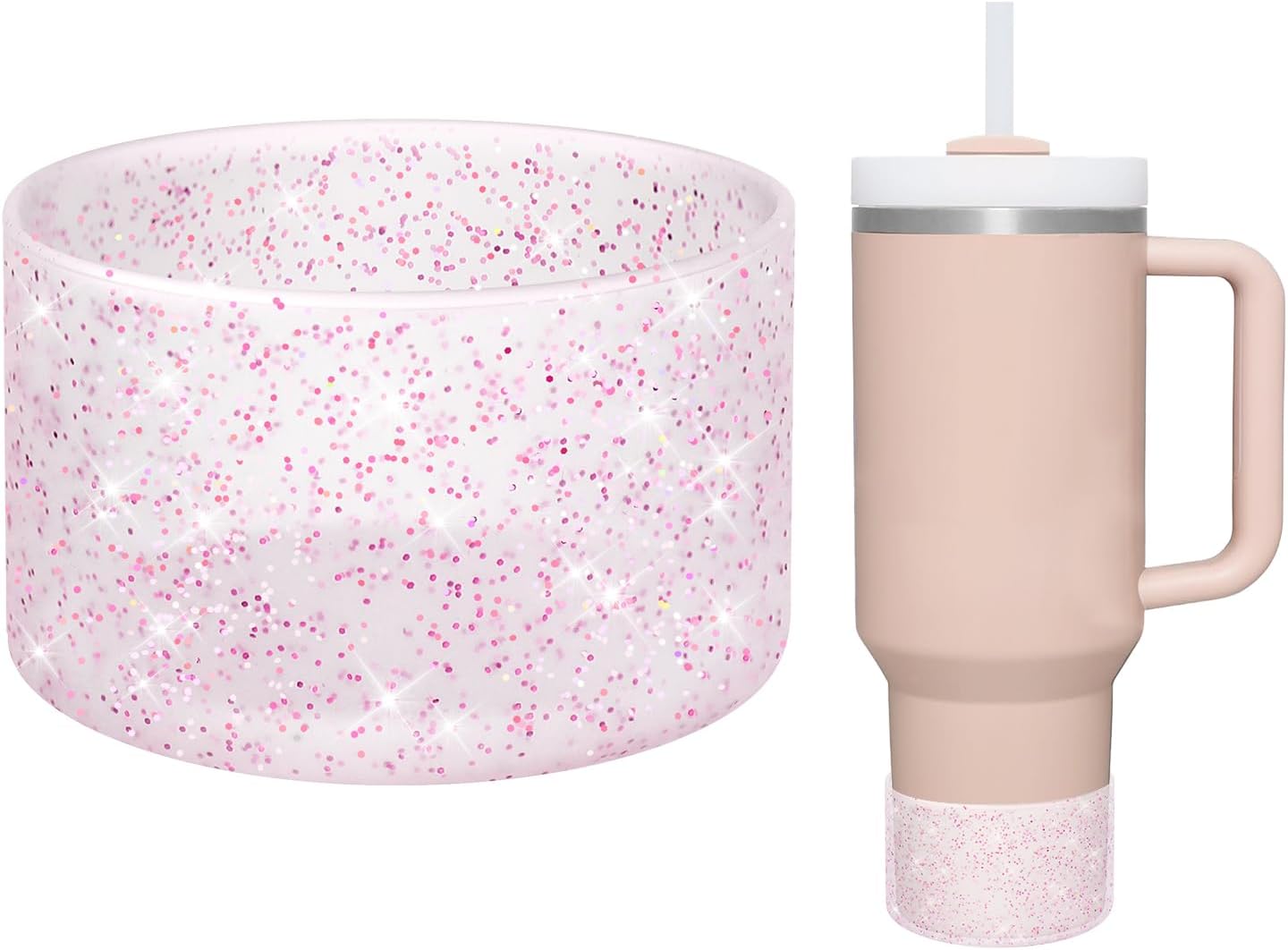 Transparent Bling Pink