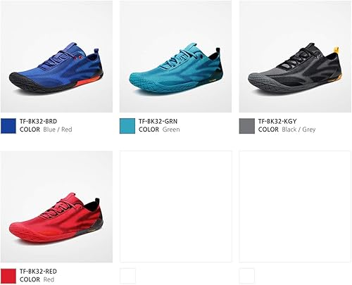 Miniatura 9 de TSLA - Tenis para hombre sin caída planas antideslizantes ligeras para exteriores caminar minimalistas para atletismo como ir descalzo