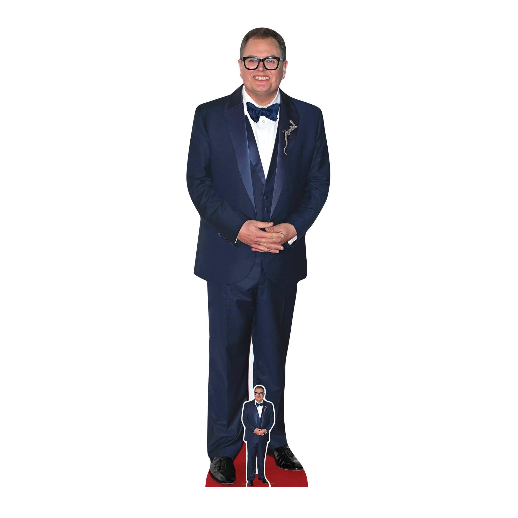 Alan Carr Lifesize Cardboard Cutout with Free Mini Standee