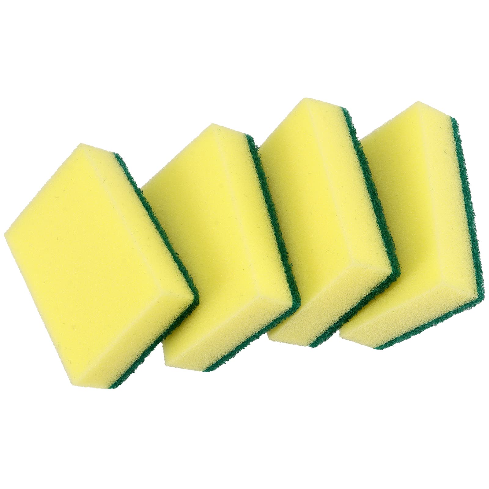ZEONHAK 40 Pack 10cm Multi Use Scrub Cleaning Sponges, Dual