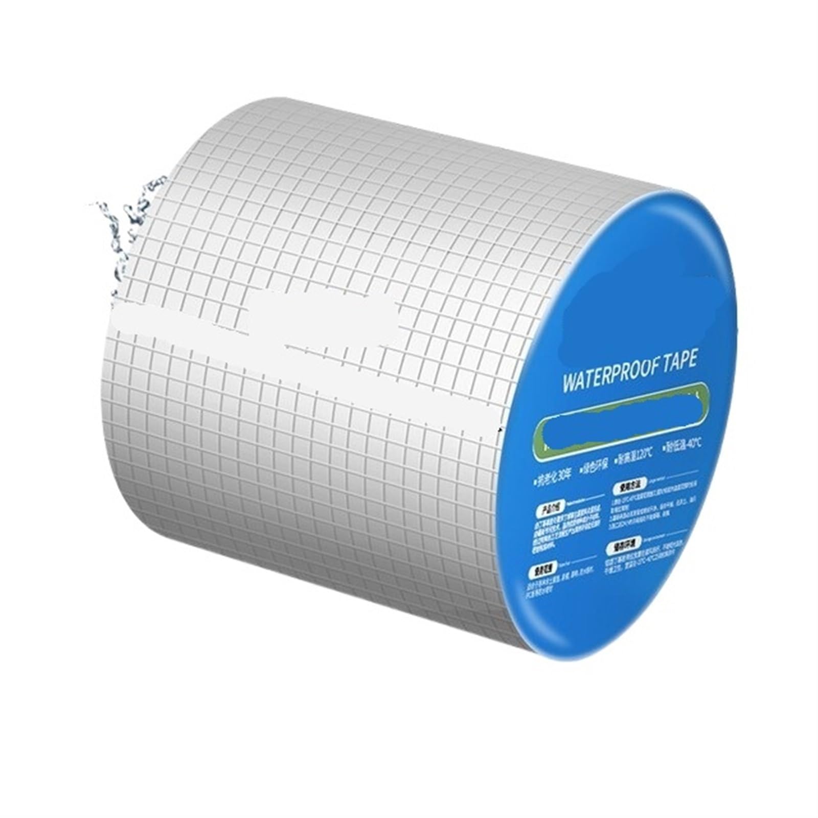 Roof Leak Repair Tape Butyl Rubber Tape Waterproof Durable High and Low-Temperature Resistance Tape Wall Crack Roof Duct Repair Adhesive Fix Tape Wall Roof Repair Sealant(Color:20cmx5m)
