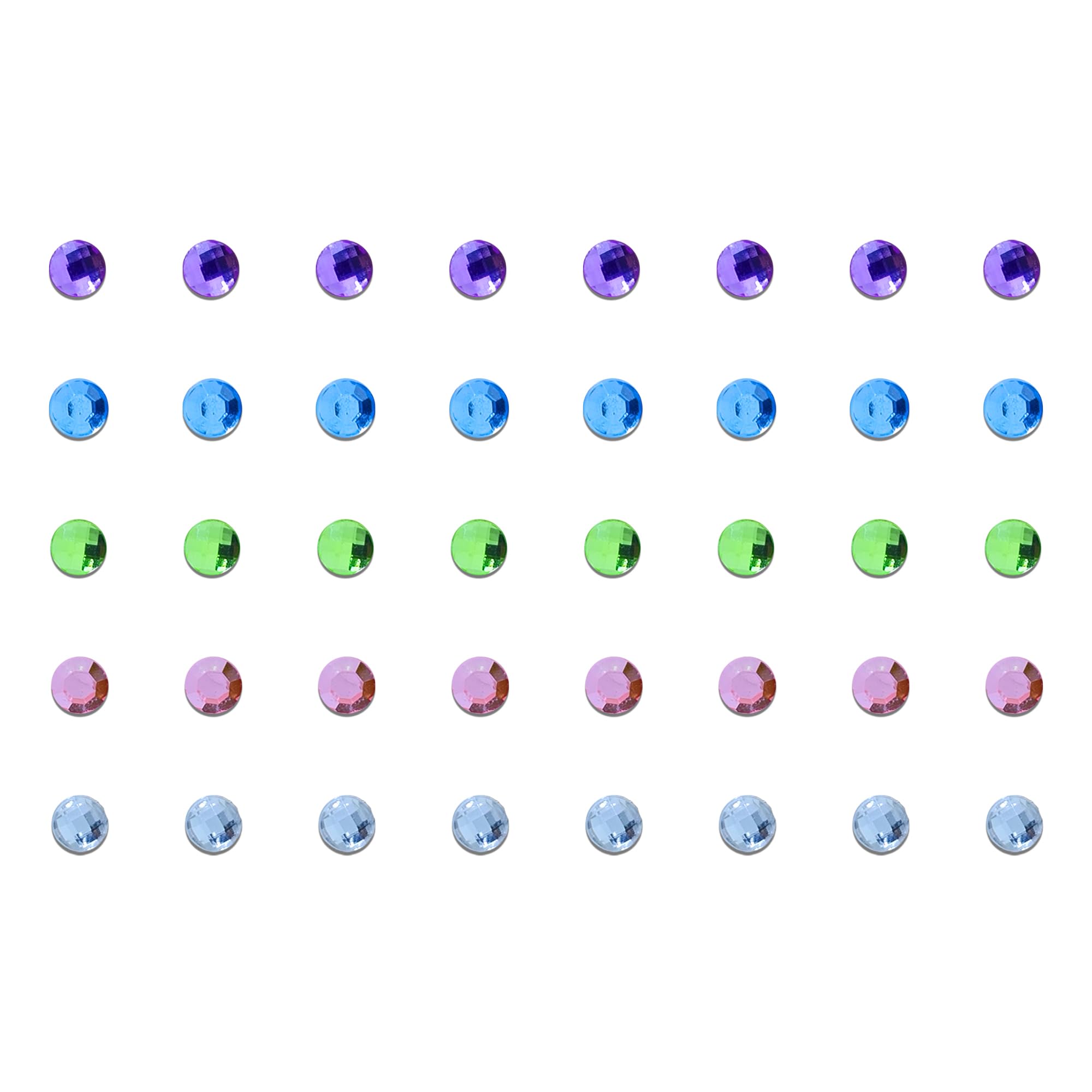 Comet Busters Beautiful Multicolor Stone Bindi (4 mm) (BIN1011)