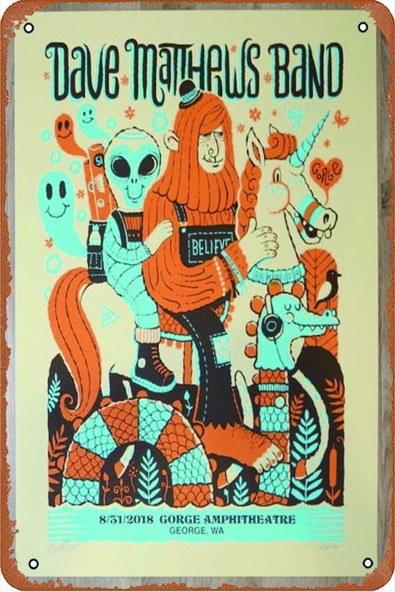 Amazon.com: 2018 Dave Matthews Band - Gorge I Silkscreen Concert