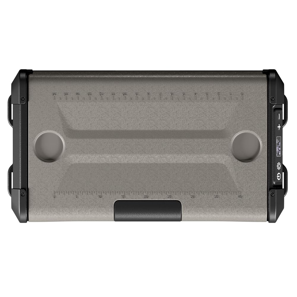 Yolco Kompressor Kühlbox 18L oder 25L, 60W, für Camping, Auto & Reisen | Kühlt bis -20°C, 12V/24V/230V, Bluetooth App, Akku- & Solaroption, USB, für Auto, Festival & Outdoor