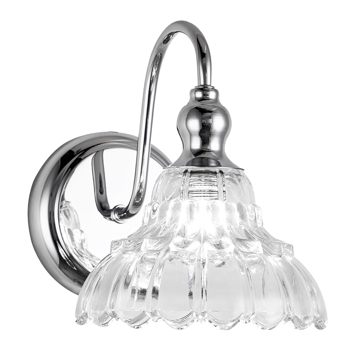 Chrome Wall Sconces Bathroom Vanity Light Light Fixtures Modern Vanity Lighting Fixtures Wall Light for Bedroom Dinning Room Bathroom