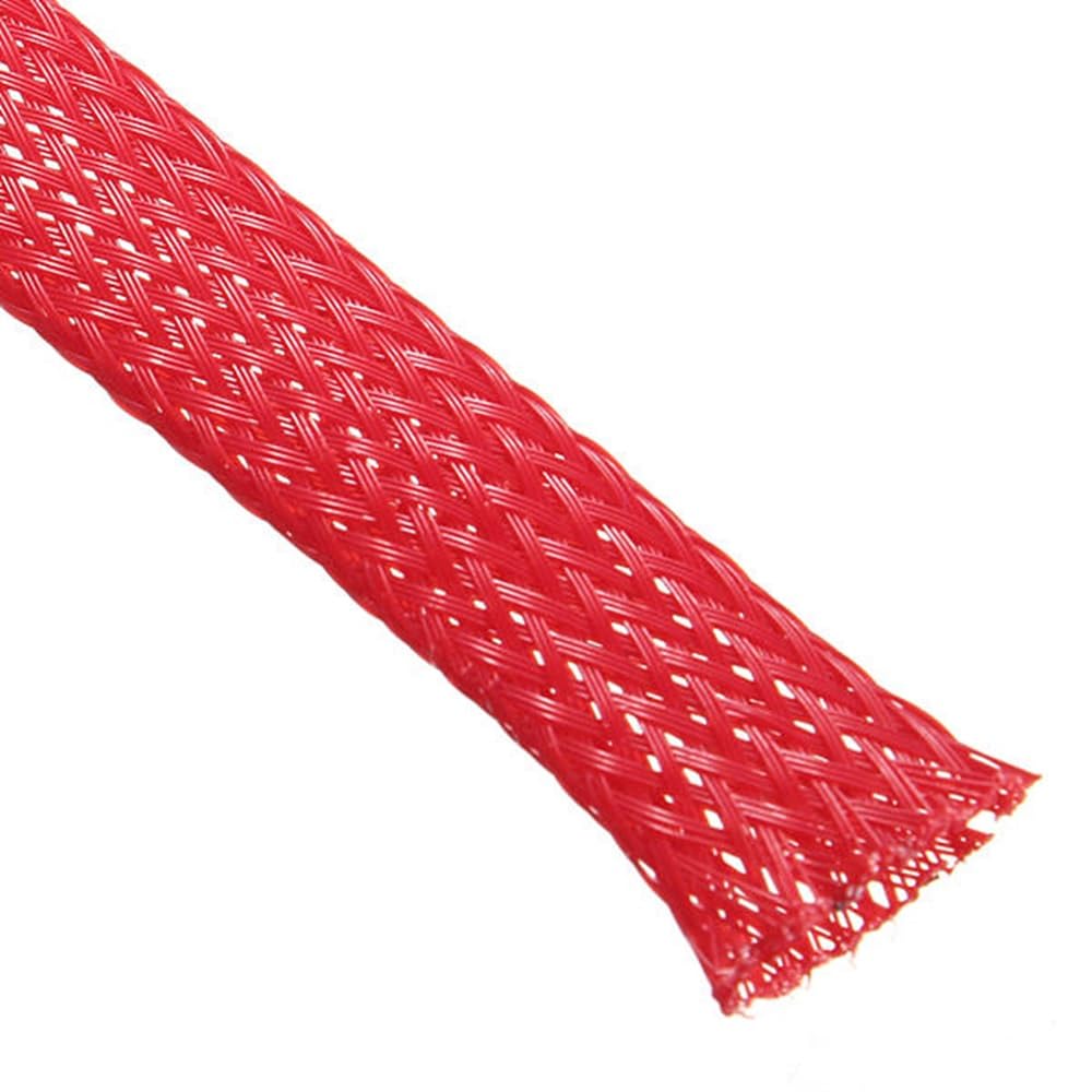 RT SENSE - Red Polyester Nylon Braided Sleeve - (6mm), Wire Sleeve Expandable Cable Sleeve -(2 Meter) (B0CVNCFBD6) Amazon Price History, Amazon Price Tracker