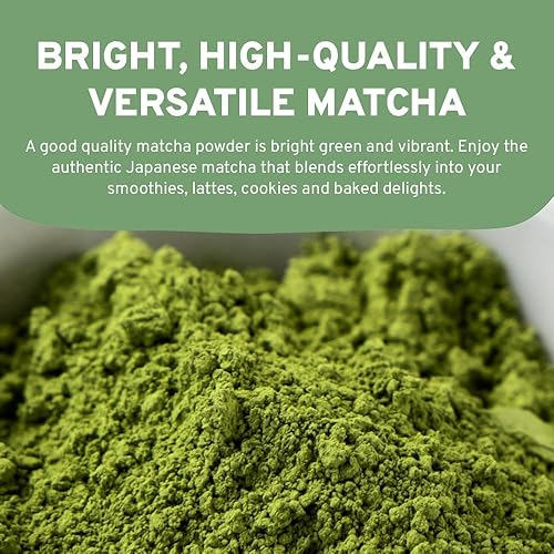 Miniatura 7 de HANDPICK Polvo de té verde matcha orgánico japonés (100 porciones)  Procedente de Japón  Auténtica cosecha premium  Bolsa con cierre hermético