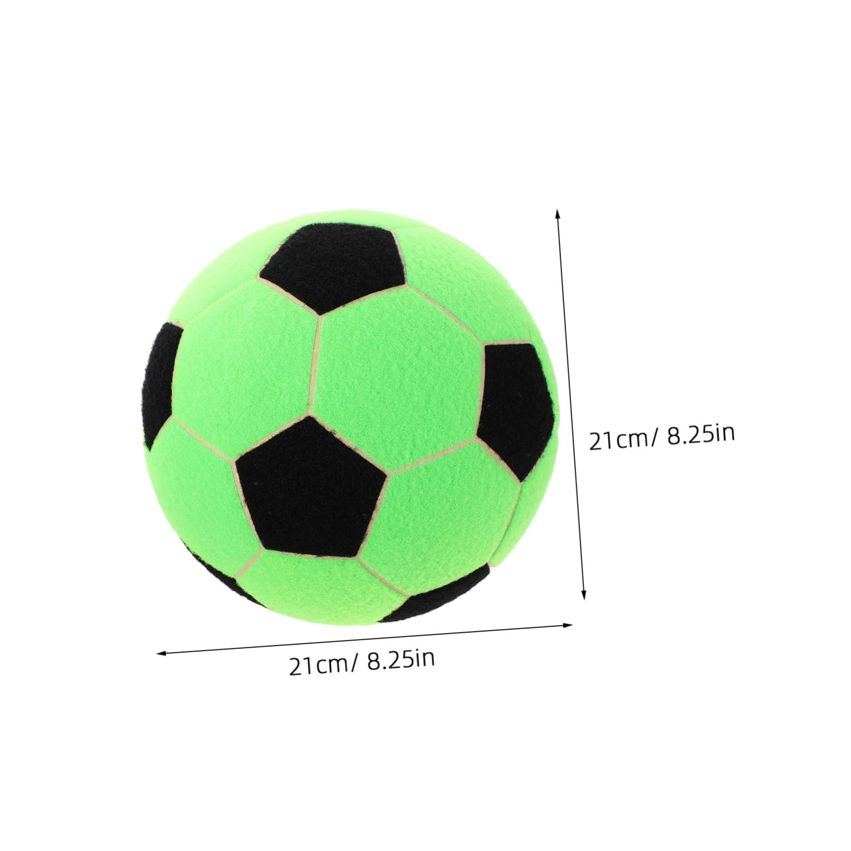 Pelota de Dardos de Fútbol Inflable de Fieltro y Caucho, 1
