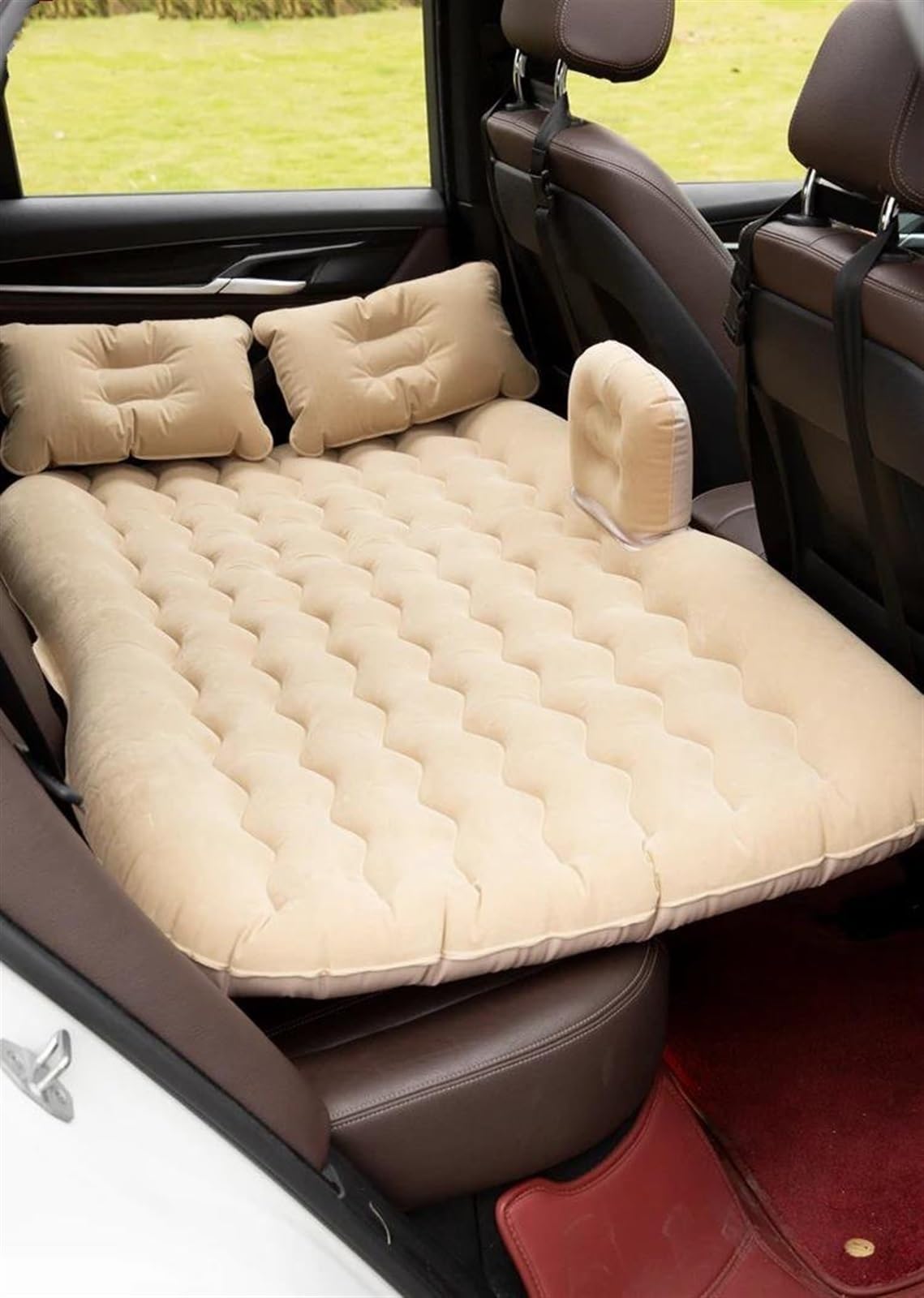 Letto Gonfiabile Materasso Gonfiabile Universale per Auto SUV Gonfiabile Multifunzionale Letto Gonfiabile Accessori per Auto Tappetino da Campeggio Esterno con Pompa Ad Aria(color1)