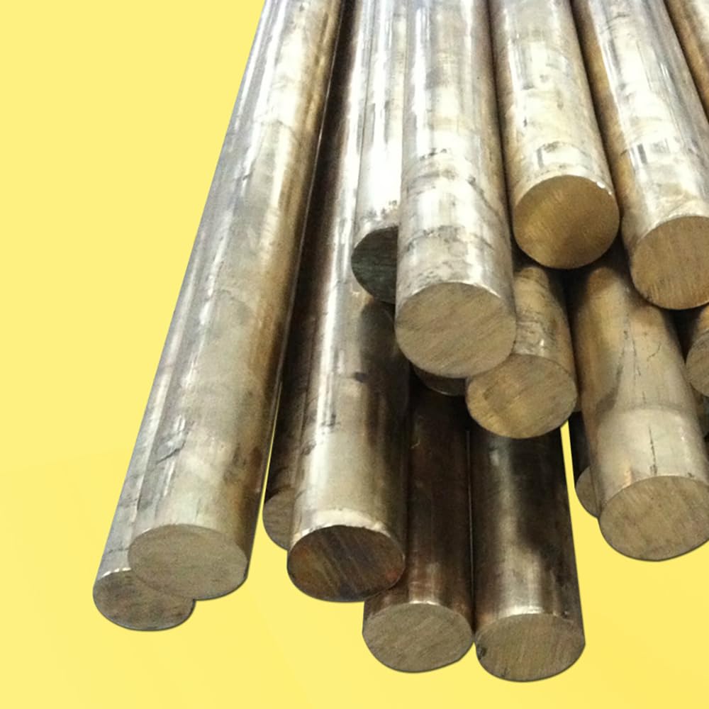 Barra tonda in bronzo stagnato, lunghezza barra piena 300 mm, lavorazione dei metalli, diametro 10 mm, 12 mm, 15 mm, 18 mm, 20 mm, 25 mm utensili(15x300mm)