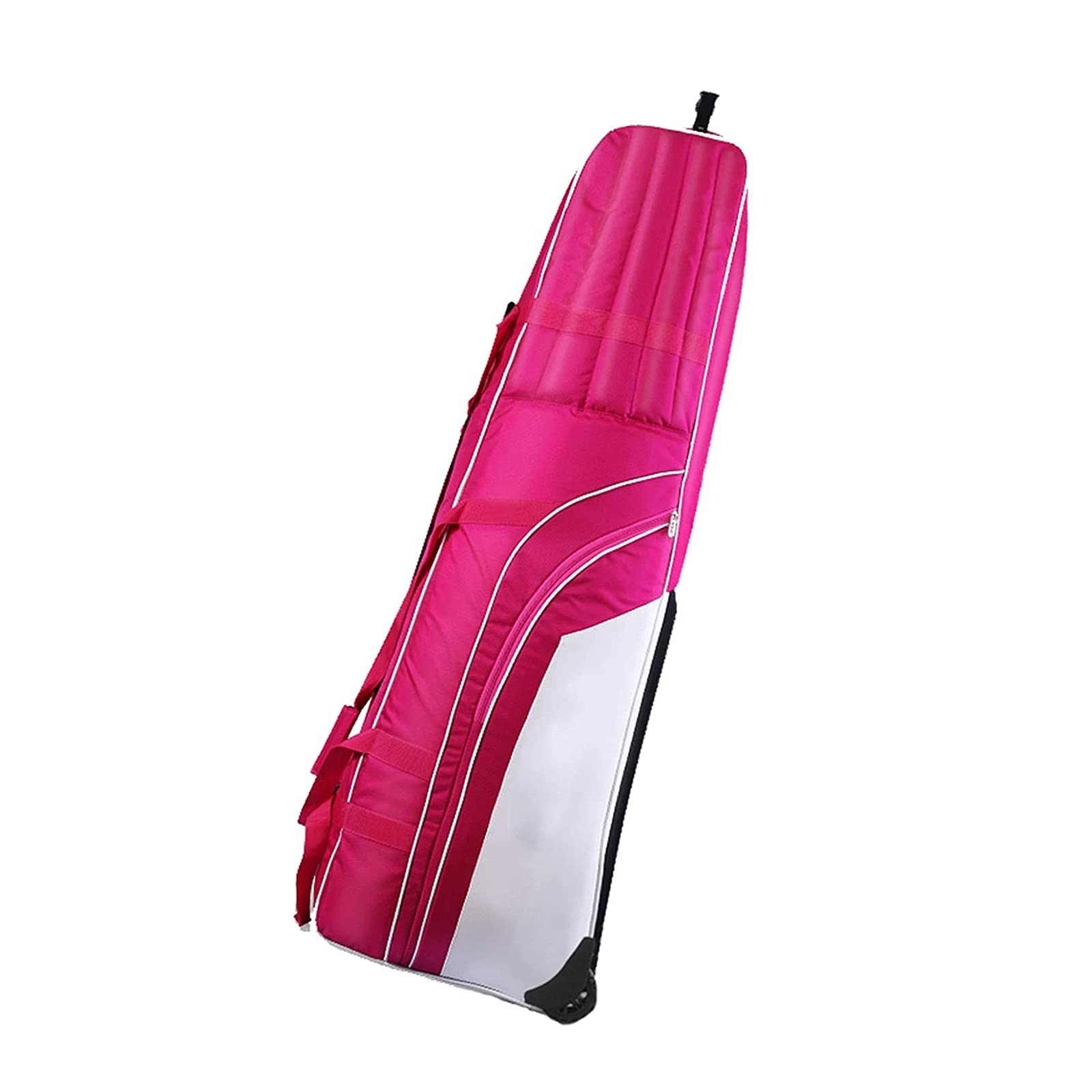 Torby golfowe, Torba golfowa, łatwa w przenoszeniu, oszczędzająca miejsce, wbudowane uchwyty na kółkach i odporna zużycie, lekka, zorganizowana torba(Pink)