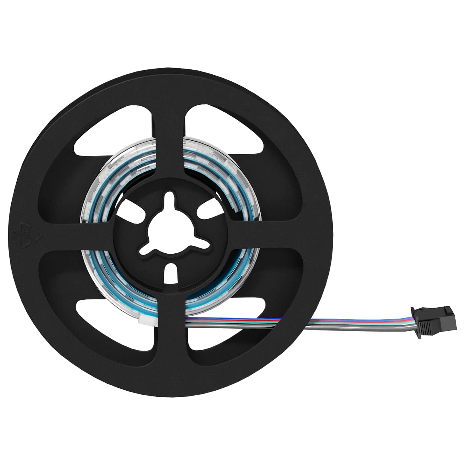 LED Streifen 12 Stück Schwarz Transparent 450 mm USB Stromversorgung für Innenräume Flexibel dimmbar Farbwechsel Akzent- und Arbeitsbeleuchtung